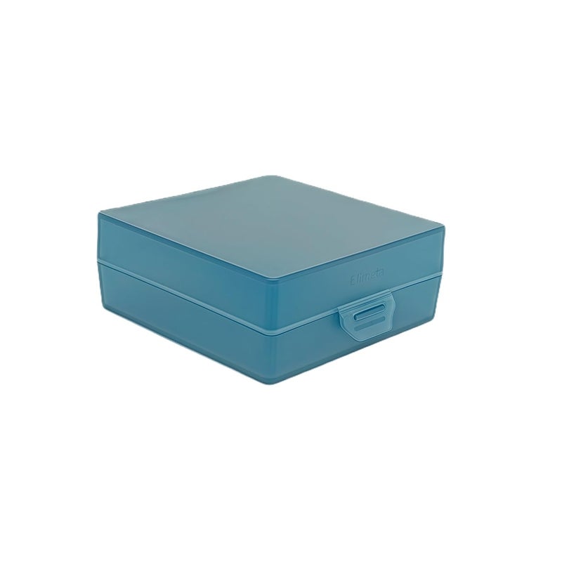 Elimeta Soap Container, Square Bar Soap Holder Fit Dr Squatch Soap, Travel Soap Case (Light Blue) - Image 1